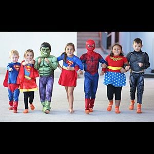 Kids superhero Halloween costumes
